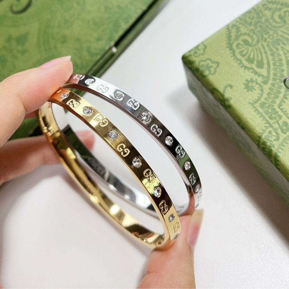 Gvc*1 Gg Bracelet Silver 4Mm