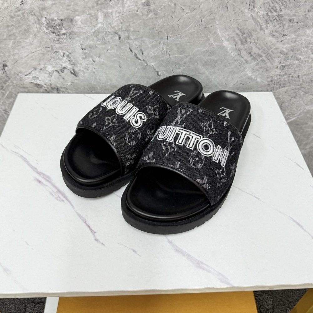 L0vis Vvtt0n Miami Mule Denim Black