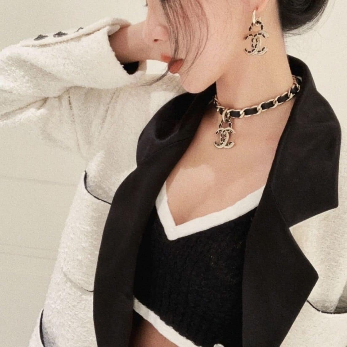 Ch**el Cc Earrings
