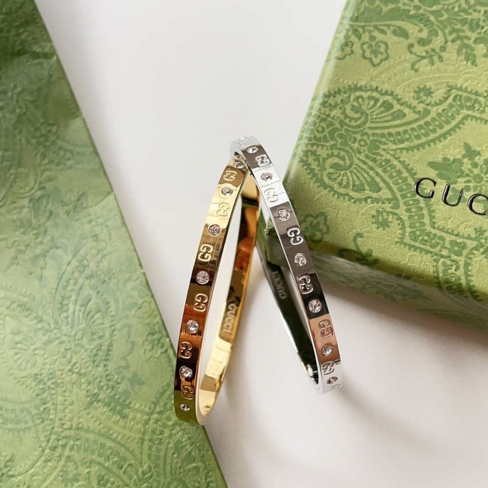 Gvc*1 Gg Bracelet Silver 4Mm