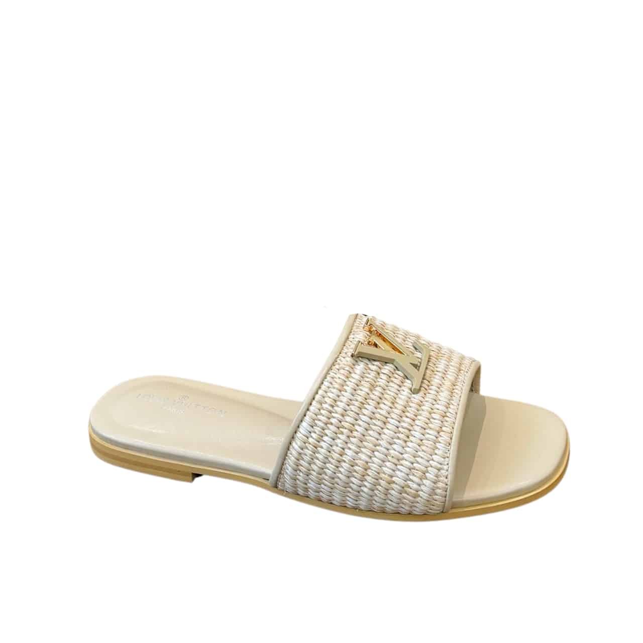 L0vis Vvtt0n Mare Flat Mule Natural 1Ahlyg