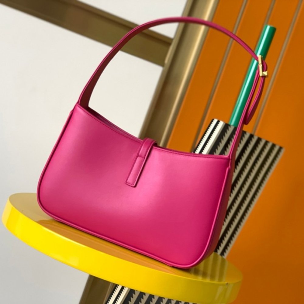 Sa1nt Lau*nt Le 5 À 7 Hobo Bag In Smooth Leather Pink 25Cm 6572282R20W5623