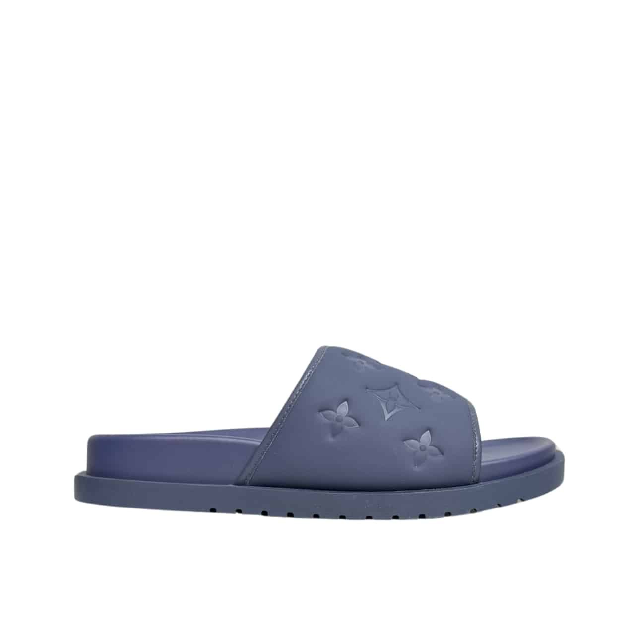 L0vis Vvtt0n Waterfront Mule Navy Blue
