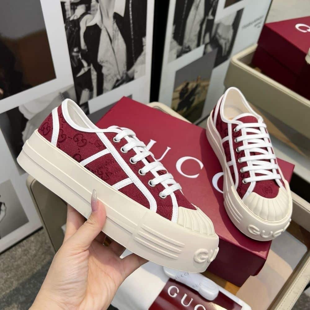Gvc*1 Women Chunky Sneaker Rosso Ancora ‎816879 Fabzz 8545