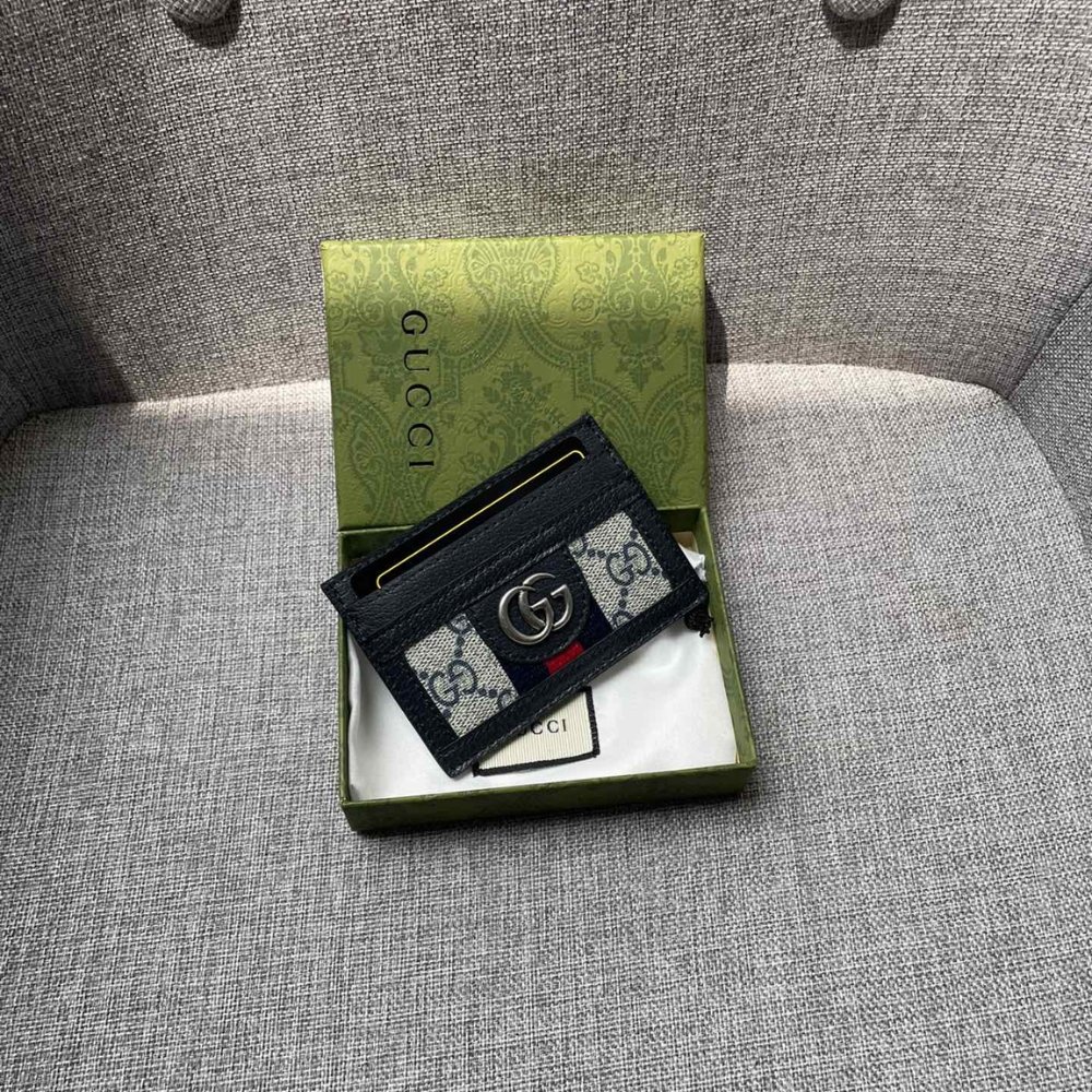 Gvc*1 Ophidia Gg Card Case Monogram Svp*me Black 10Cm ‎523159 96Iwn 4076