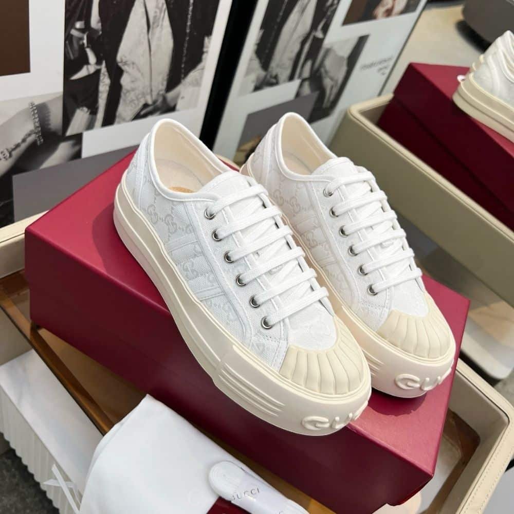 Gvc*1 Women Chunky Sneaker White 816879 Fabzz 9143