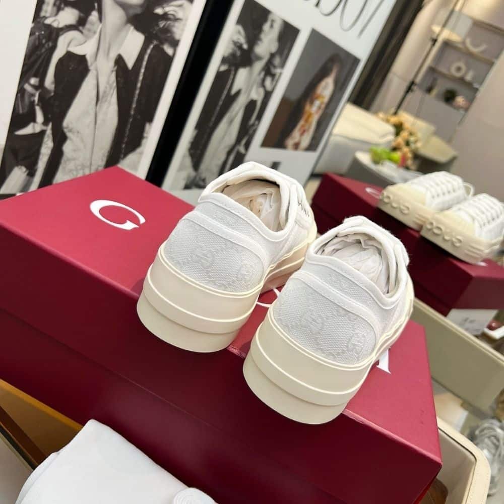 Gvc*1 Women Chunky Sneaker White 816879 Fabzz 9143