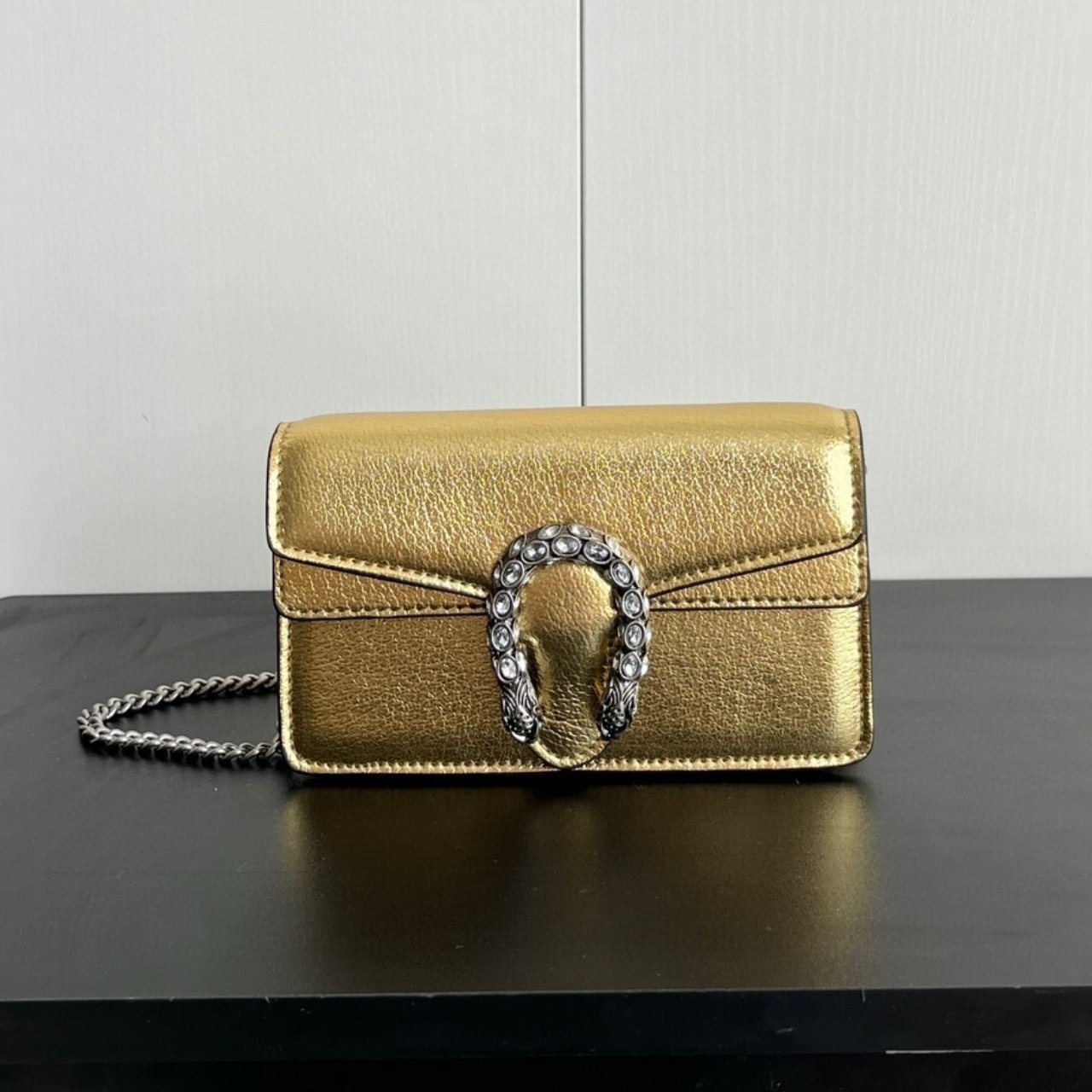 Gvc*1 Women’S Dionysus Mini Bag Gold Lame 16Cm 476432 1Trbn 8089