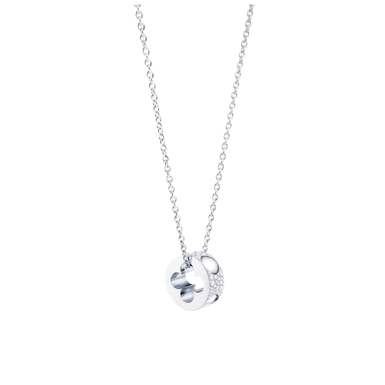 L0vis Vvtt0n Empreinte Pendant Necklace Silver Q93675