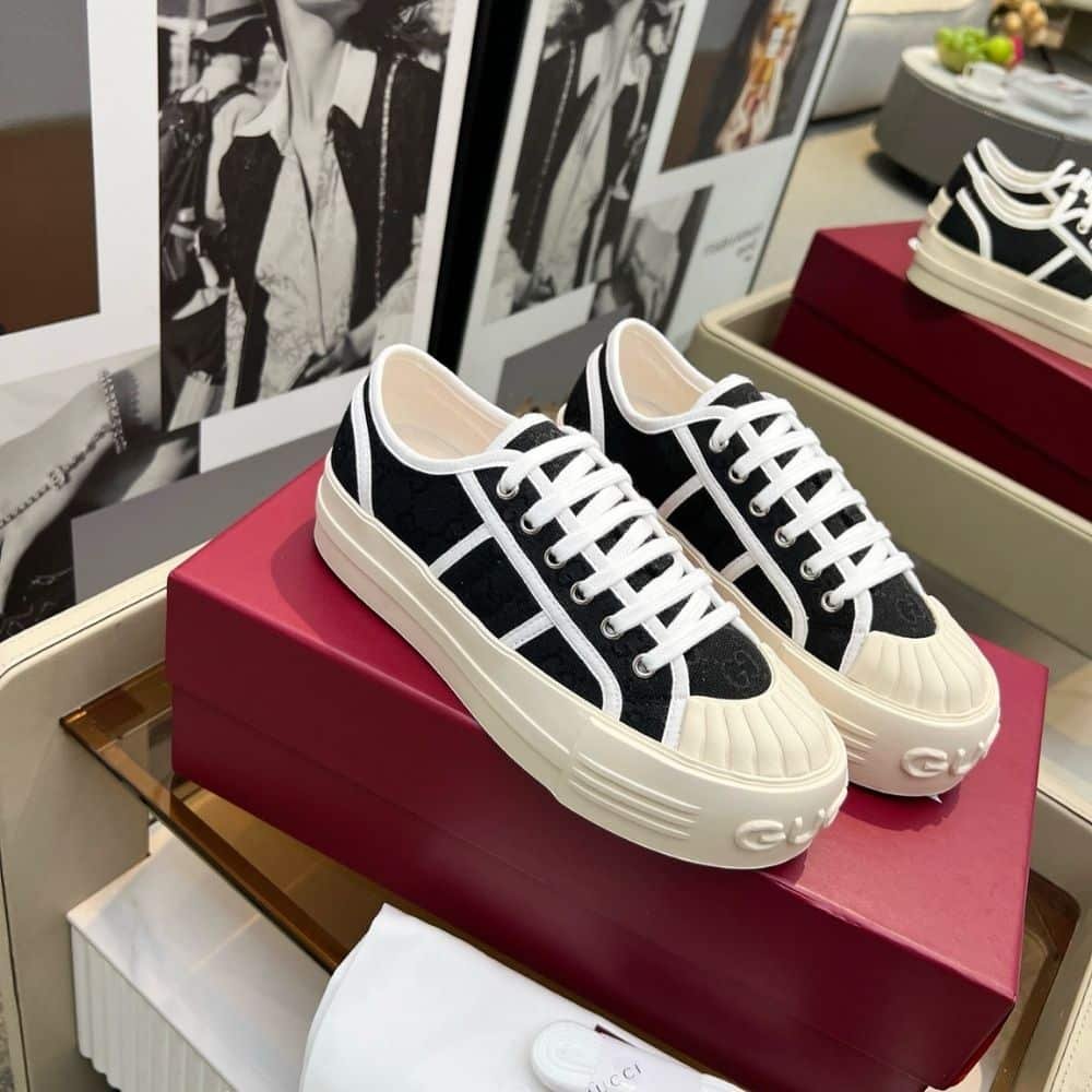 Gvc*1 Women Chunky Sneaker Black 816879 Fabzz 1062