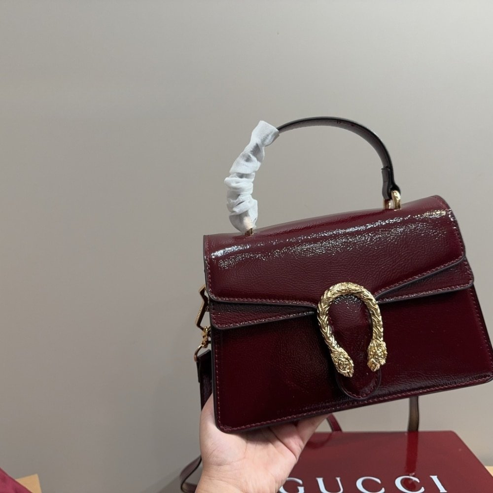 Gvc*1 Dionysus Small Top Handle Bag Rosso Ancora Red 24Cm 799599 0Aaa8 6207