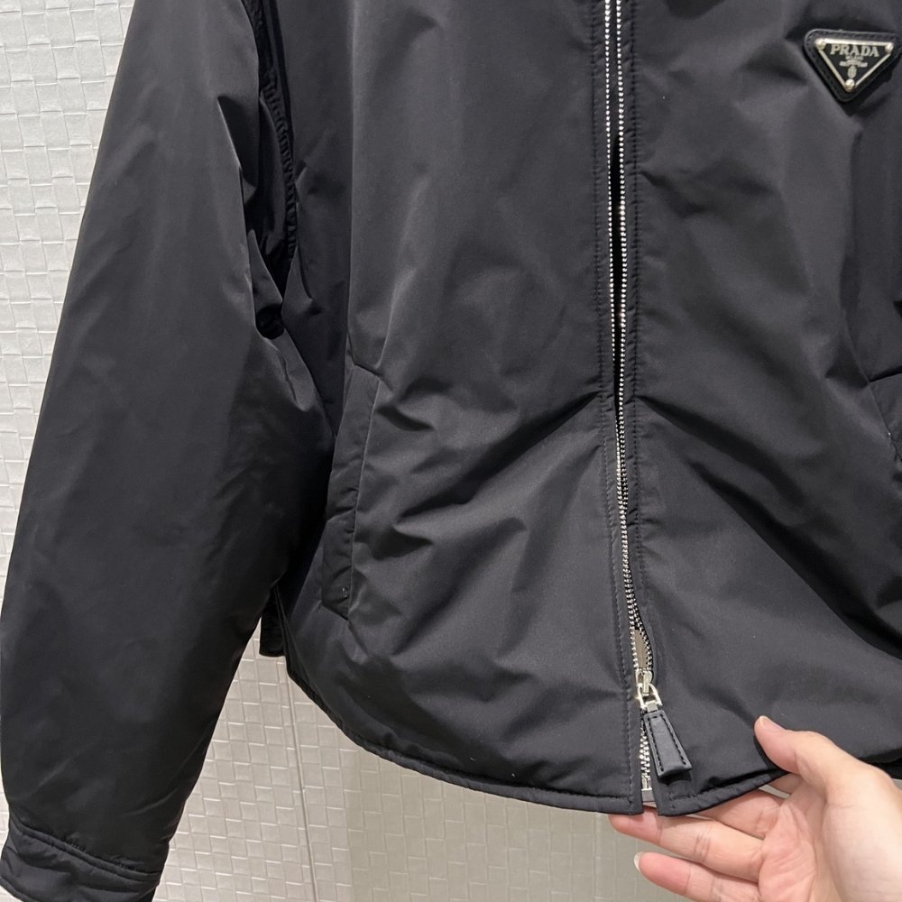 Pra*a Re Nylon Blouson Jacket Black 29C246 1Wq8 F0002 S Ooo