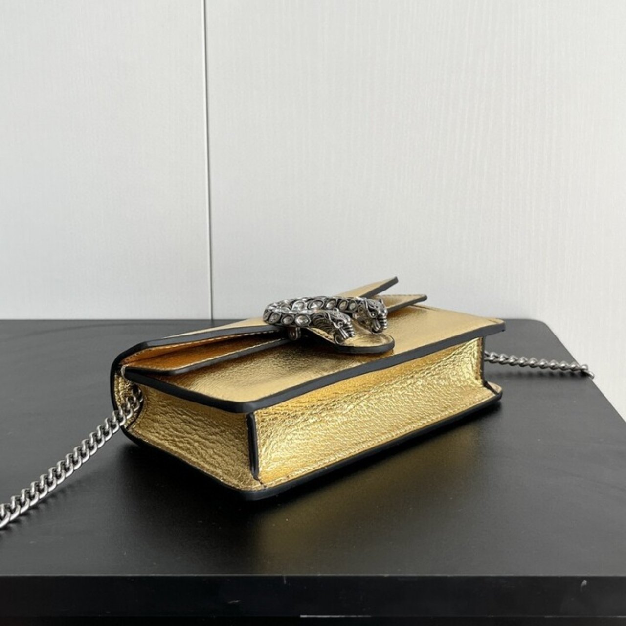Gvc*1 Women’S Dionysus Mini Bag Gold Lame 16Cm 476432 1Trbn 8089