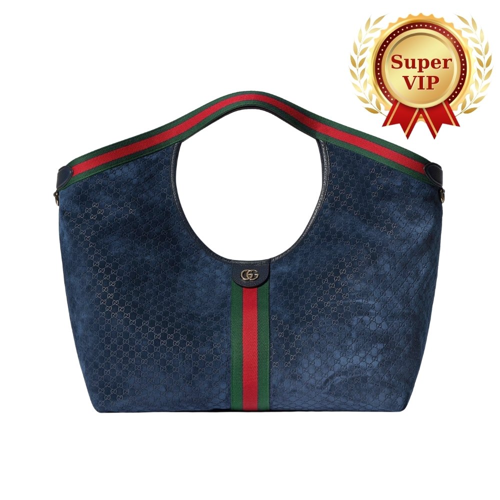 [S*per Vip 1:1] Gvc*1 Giglio Large Tote Bag Dark Blue 60Cm 853971 Caabv 4541