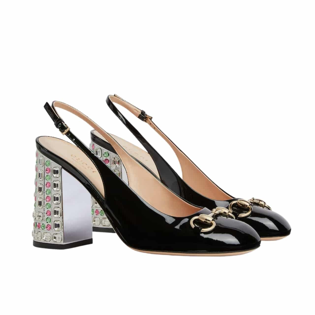 Gvc*1 Women’s Horsebit Pump With Crystals Black ‎795984 Bnc00 1000