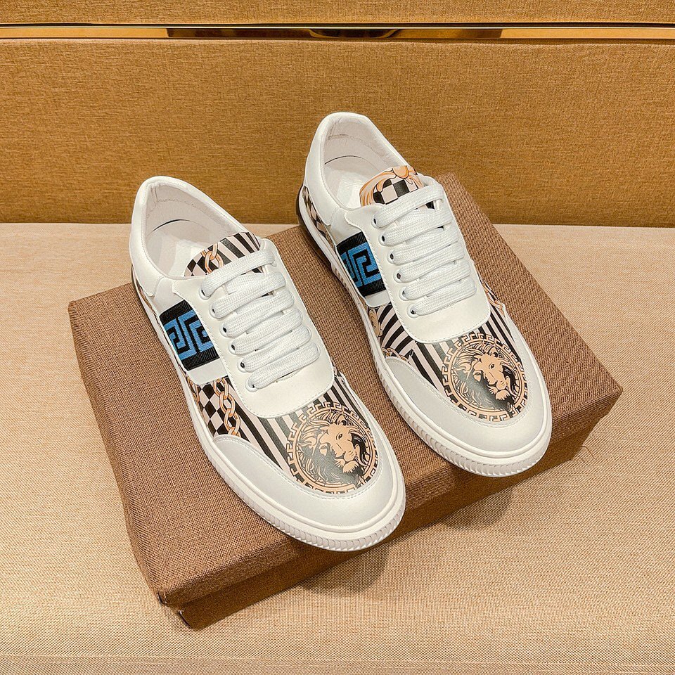 F**di Domino Fabric Low Sneakers Blue Ff