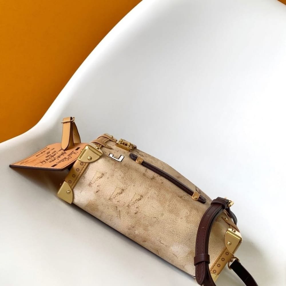 [S*per Vip 1:1] L0vis Vvtt0n Side Trunk MM Beige 23Cm M12480
