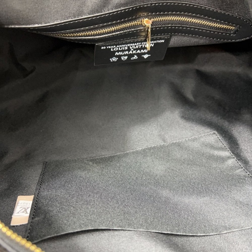 L0vis Vvtt0n X Takashi Murakami Keepall Black 45Cm M13761