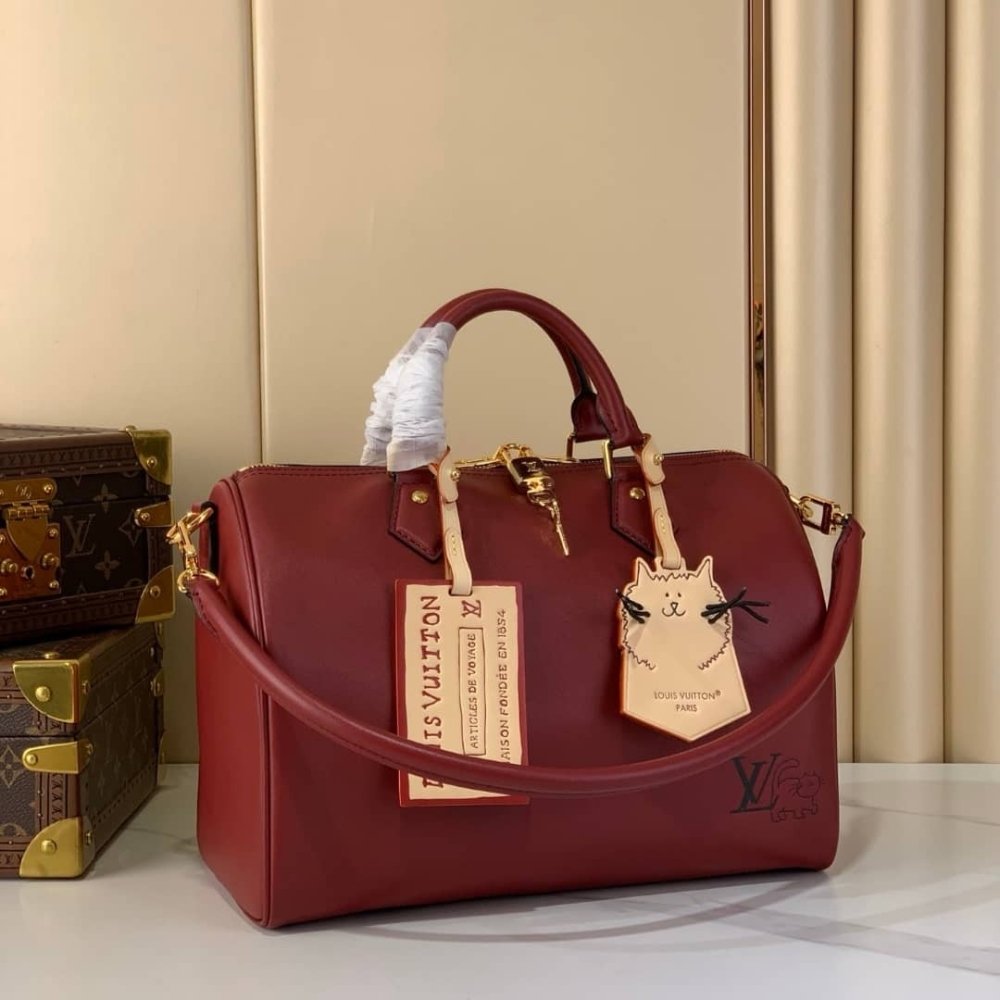 [S*per Vip 1:1] L0vis Vvtt0n Speedy Soft 30 Plum 30Cm M25766