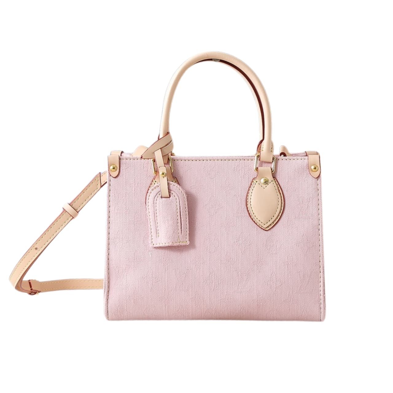 L0vis Vvtt0n Onthego PM Denim Pink 25Cm