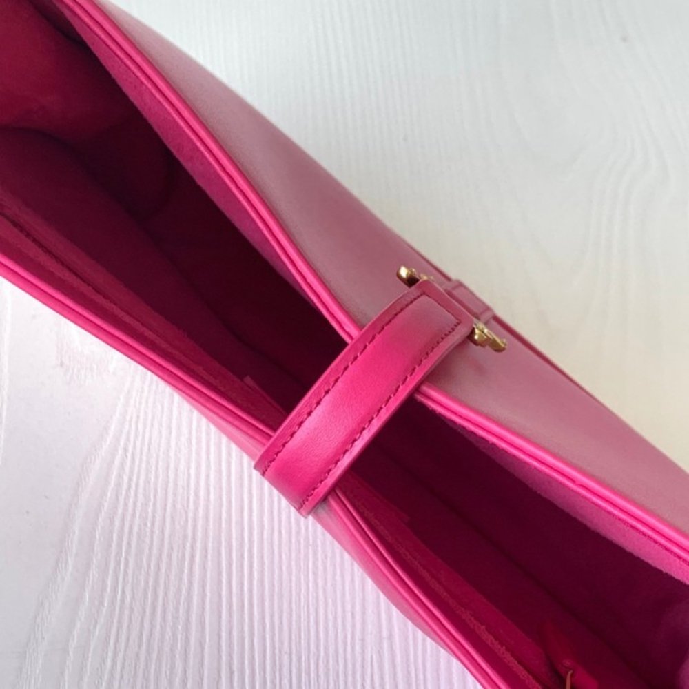 Sa1nt Lau*nt Le 5 À 7 Hobo Bag In Smooth Leather Pink 25Cm 6572282R20W5623