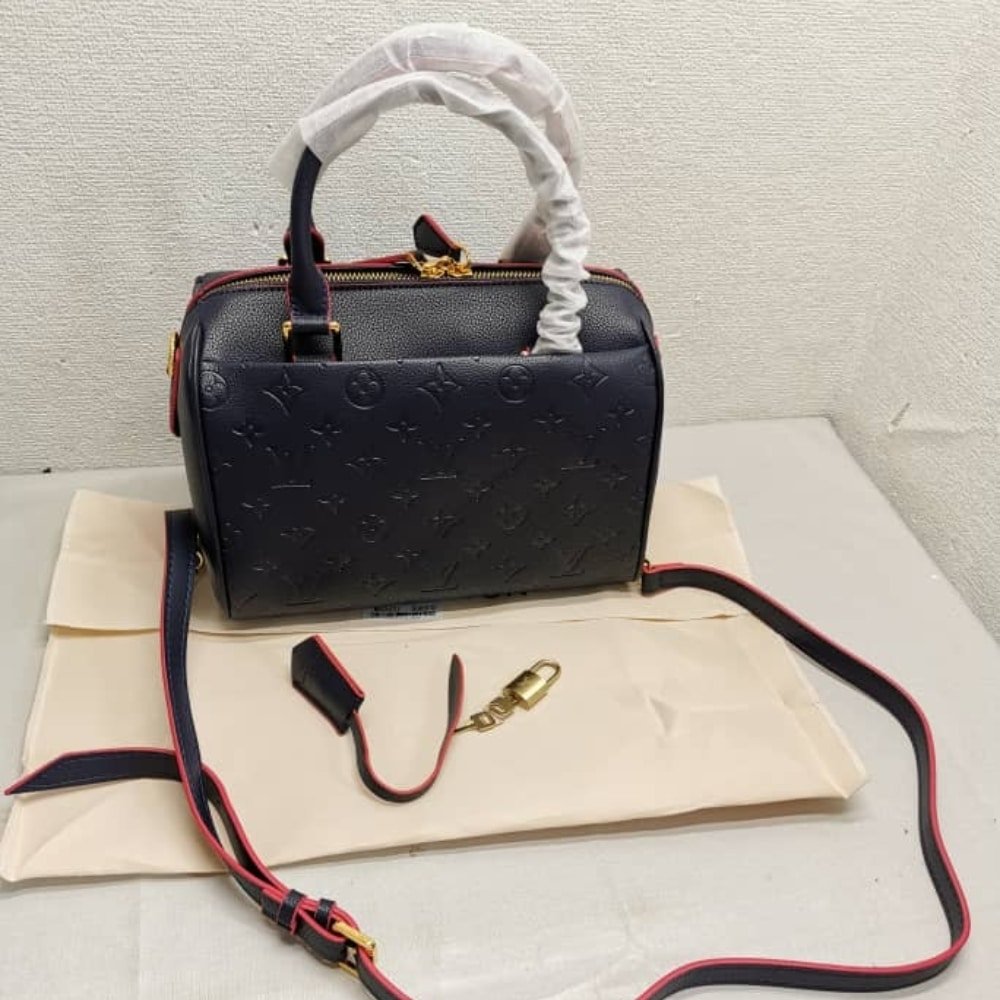 L0vis Vvtt0n Speedy Bandoulière 25 In Monogram Empreinte Navy 25Cm M43501