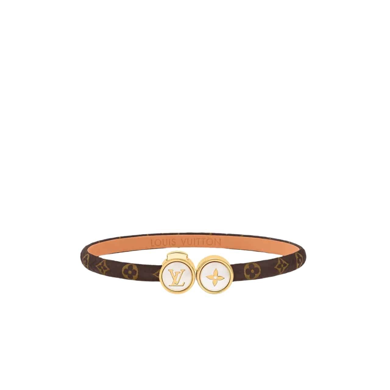 L0vis Vvtt0n Lv Blooming Bracelet Monogram Brown M8435E