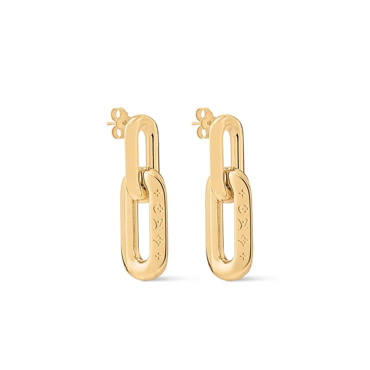L0vis Vvtt0n Lv Edge Double Earrings Gold Mp2990