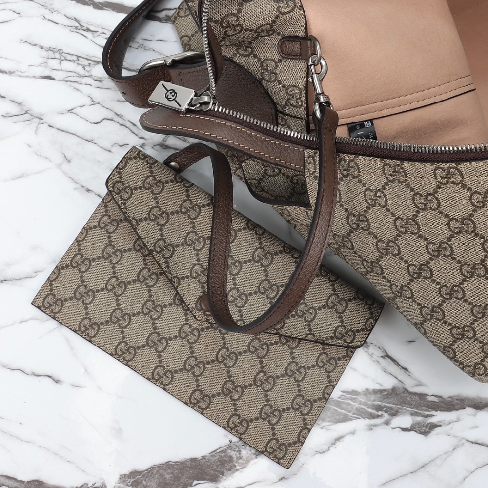 Gvc*1 Jackie 1961 Shoulder Bag Beige Ebony 45Cm