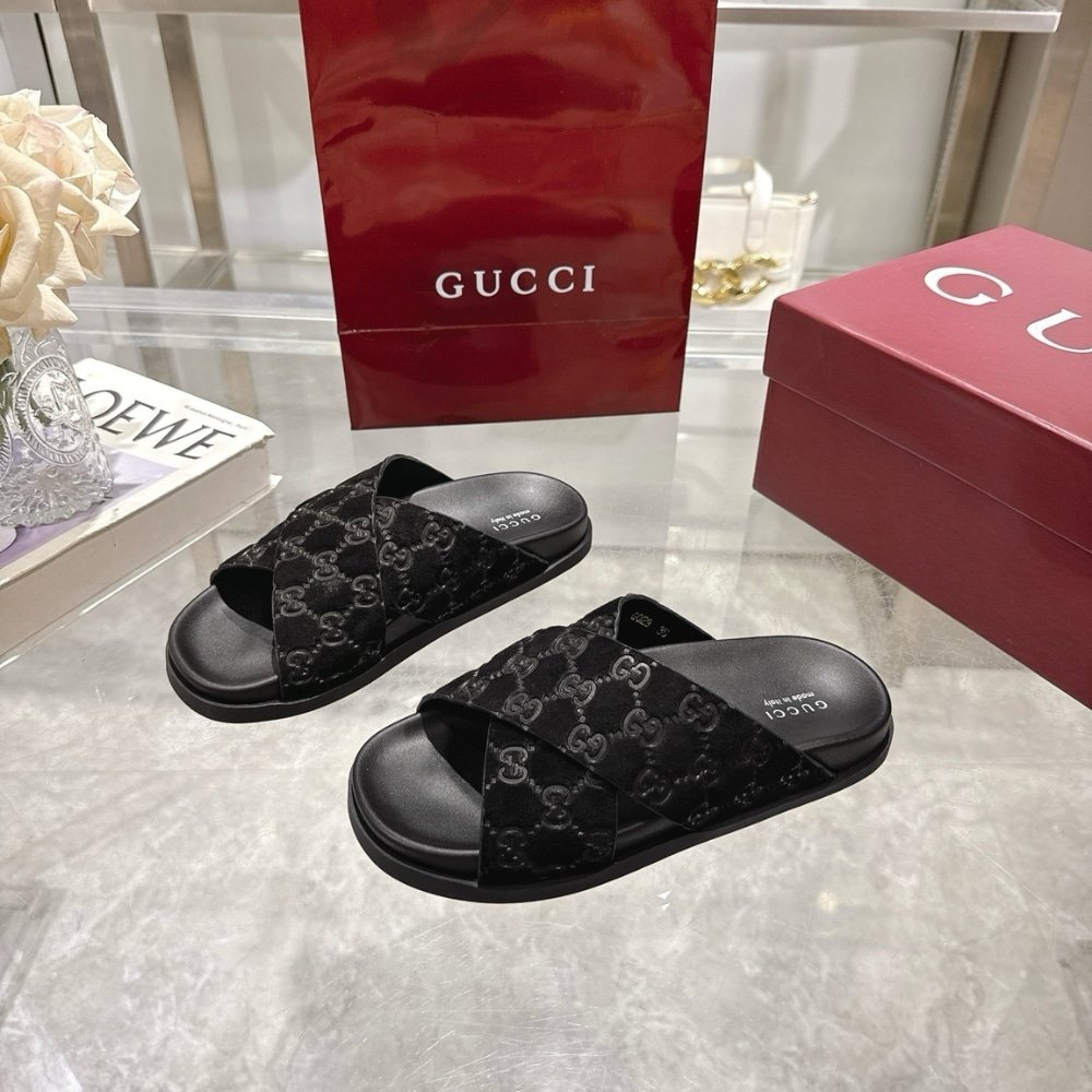Gvc*1 Men Slide Sandal Black 834940 Aaduo 1000