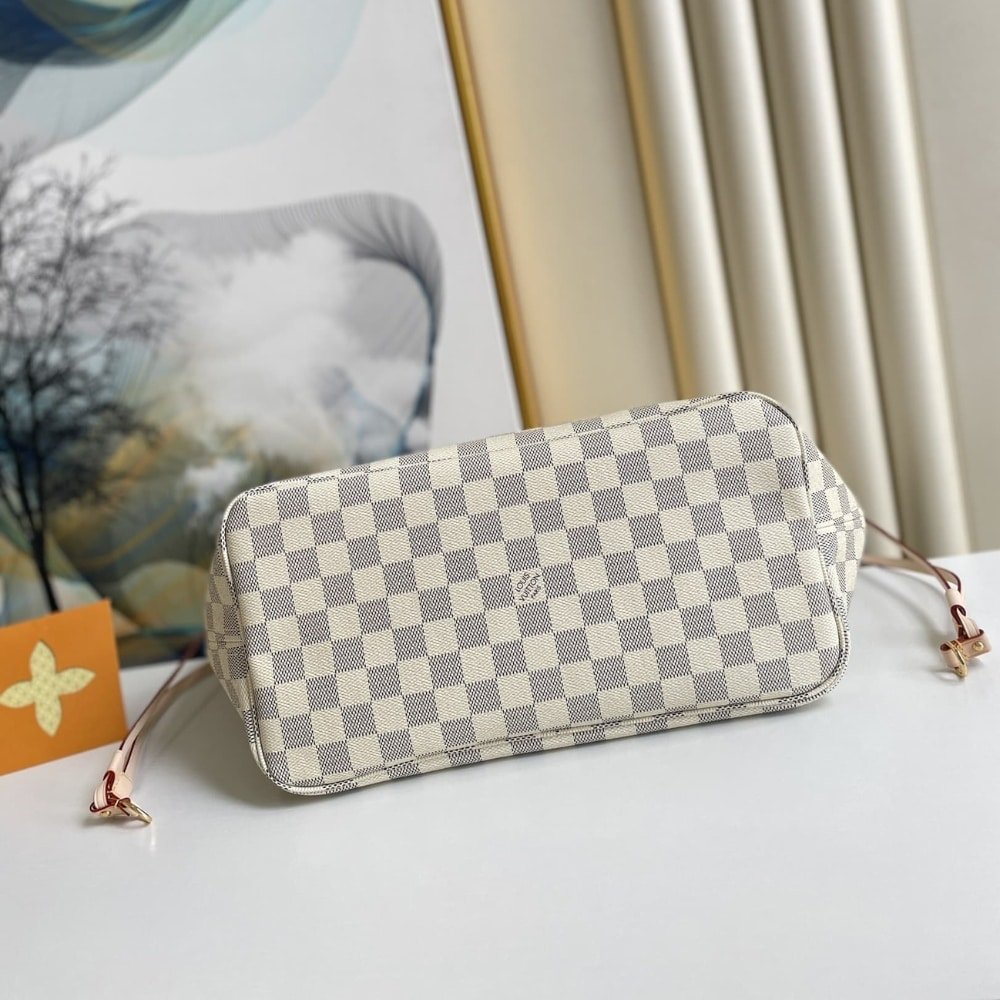 L0vis Vvtt0n Neverfull GM Damier Azur Canvas Beige 39Cm N40602