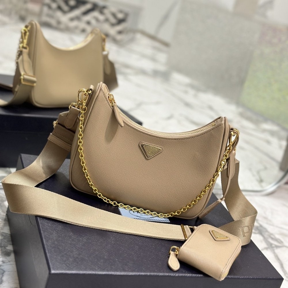 Pra*a Re Edition 2005 Re Nylon Bag Camel 22Cm 1Bh204 R064 F0Y8C V V9L