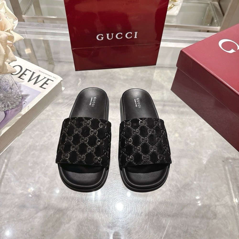 Gvc*1 Men Slide Sandal Black ‎834941 Aaduo 1000