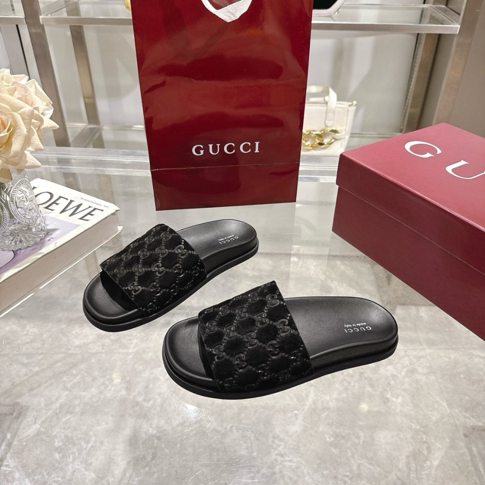 Gvc*1 Men Slide Sandal Black ‎834941 Aaduo 1000