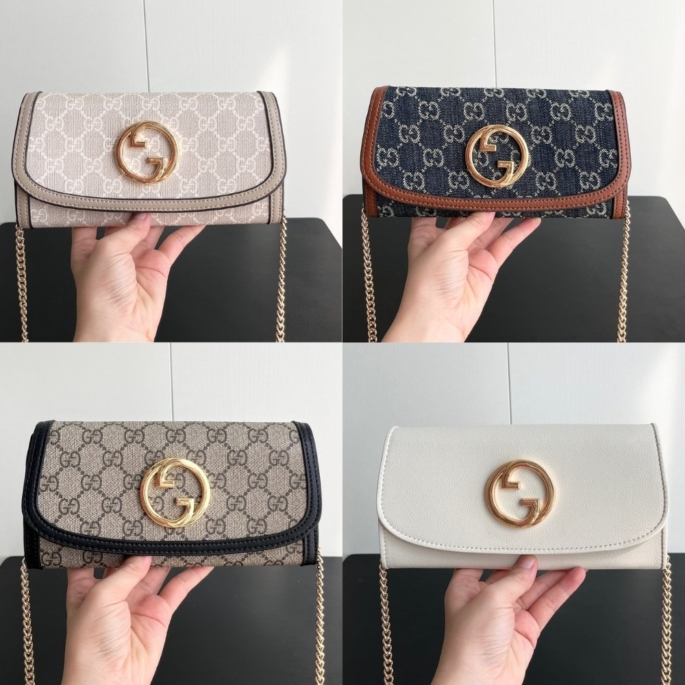 Gvc*1 Blondie Continental Chain Wallet White 21Cm