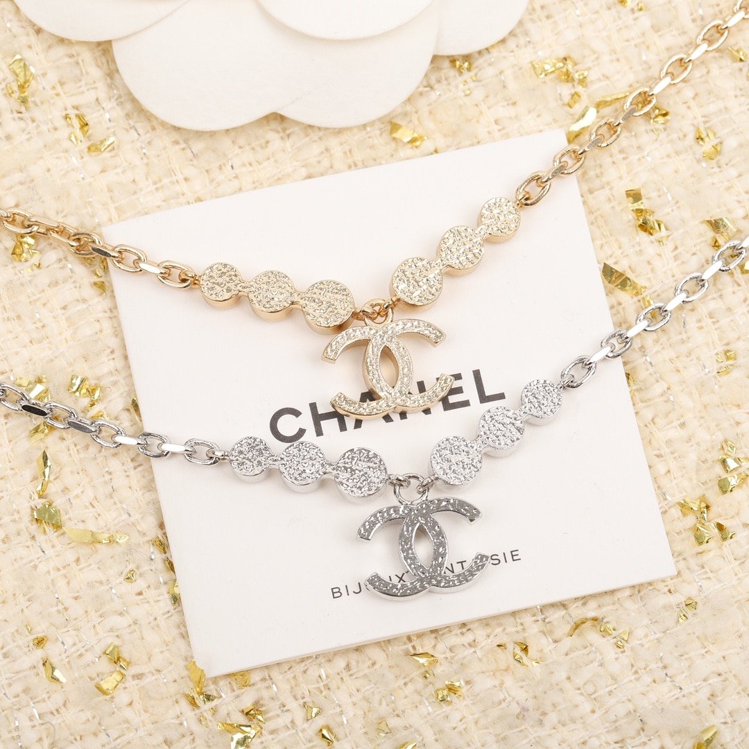 Ch**el Cc Gold Metal Necklace Ab7026 B06561 Nf088