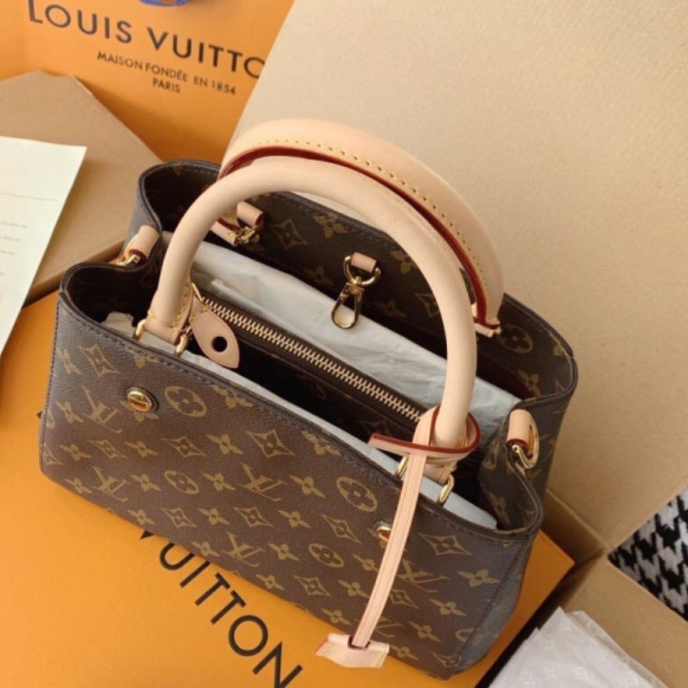 [S*per Vip 1:1] L0vis Vvtt0n Montaigne Bb Monogram Canvas Brown 29Cm M41055