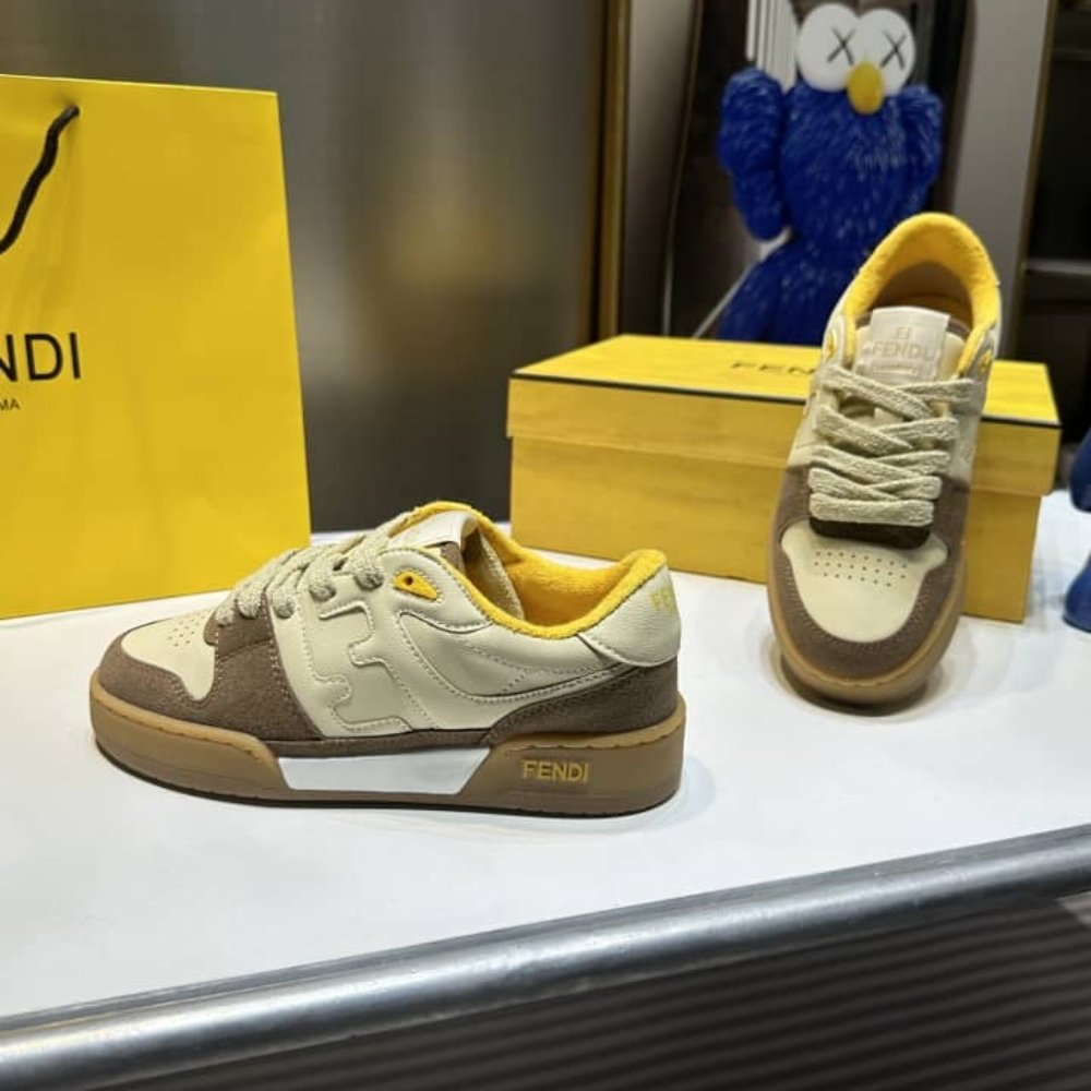 F**di Match Low Tops Beige 8E8252Ahh2F1Fhu
