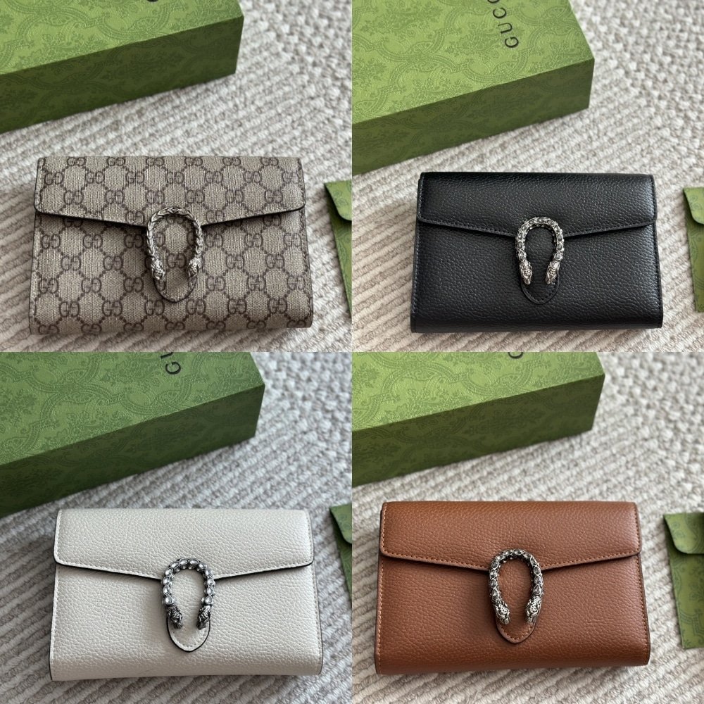 Gvc*1 Dionysus Mini Chain Wallet Black 20Cm 401231 Caogn 8176