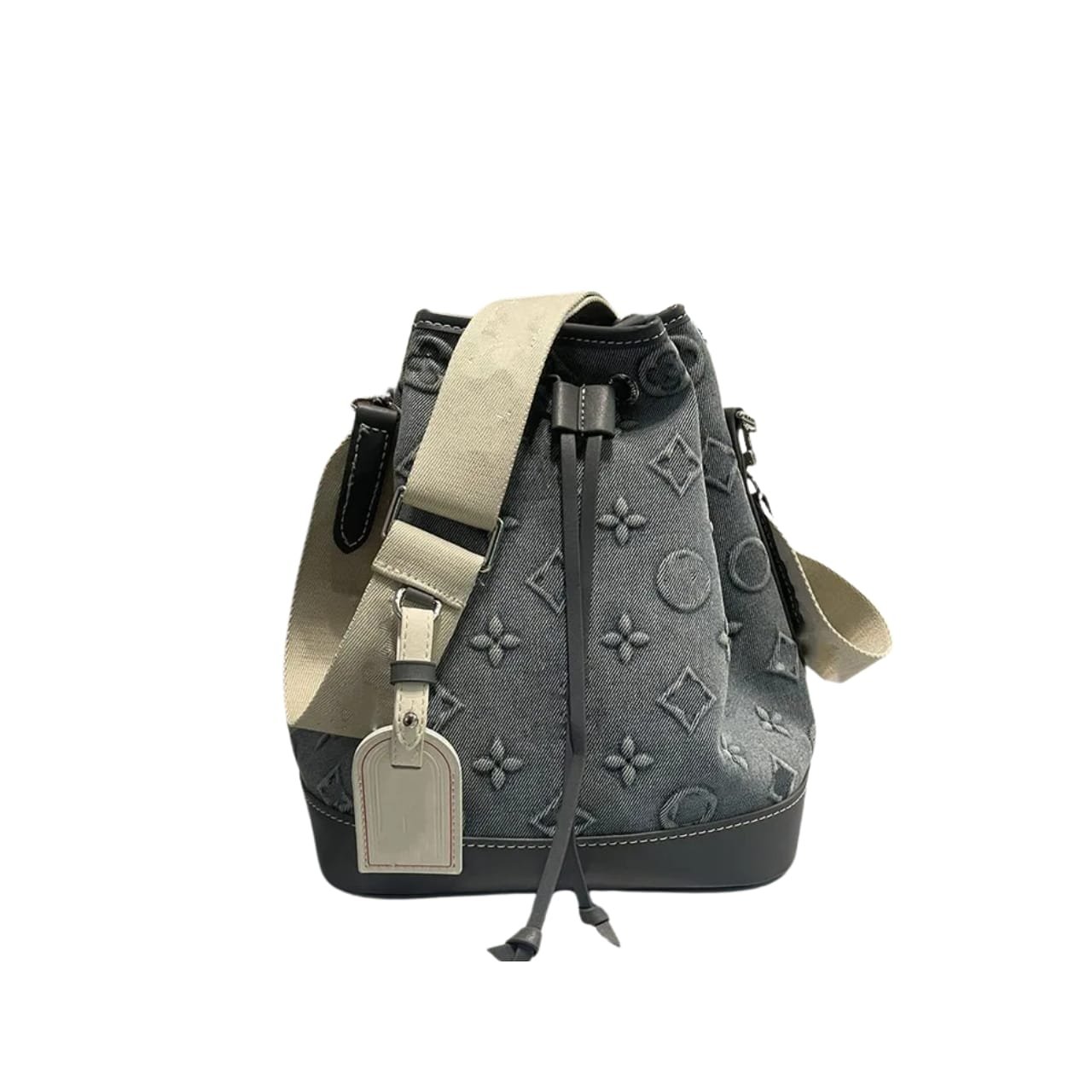 L0vis Vvtt0n Noe Bag Monogram Denim Blue 25Cm