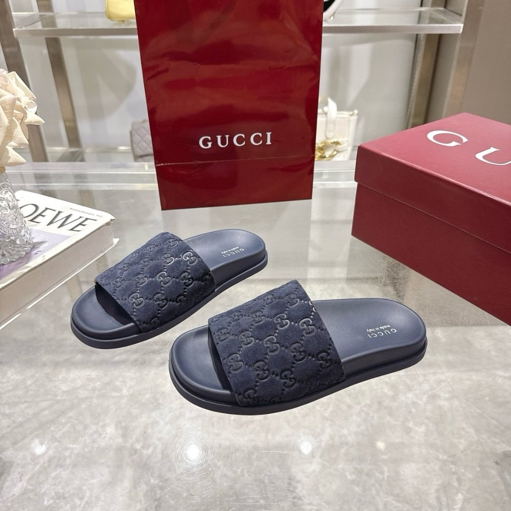 Gvc*1 Men Slide Sandal Blue ‎‎834941 Aaduo 4009