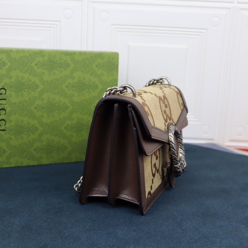 Gvc*1 Dionysus Bag Jumbo Gg Canvas S*per Mini Brown 28Cm