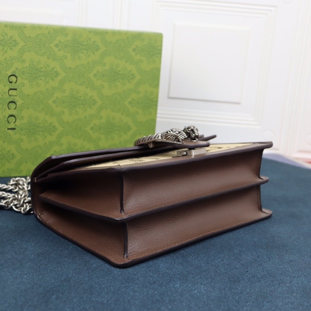 Gvc*1 Dionysus Bag Jumbo Gg Canvas S*per Mini Brown 28Cm