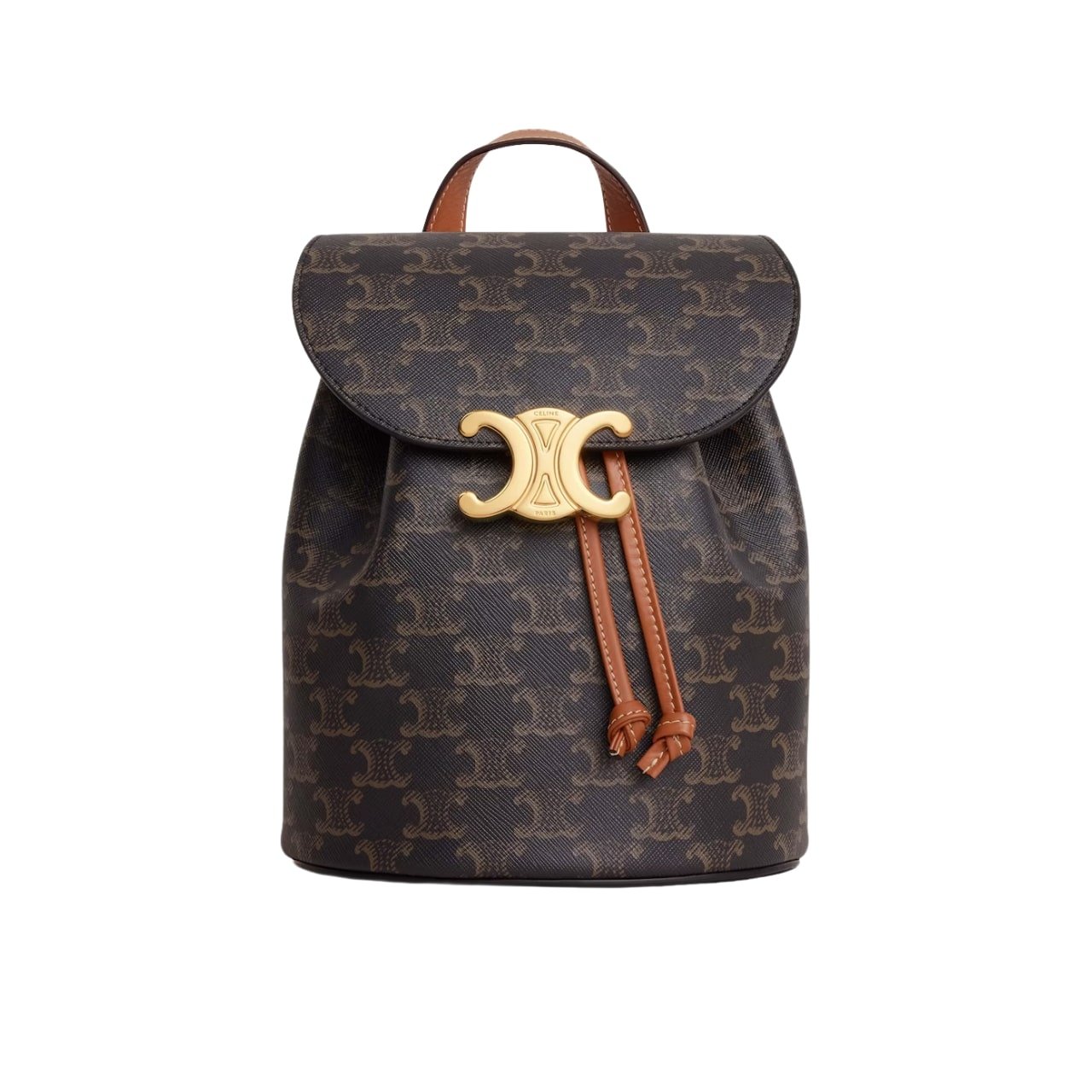 Ce1i*e Backpack Ce1i*e Bonnie In Triomphe Canvas Tan 25Cm 118702Cas 04Lu