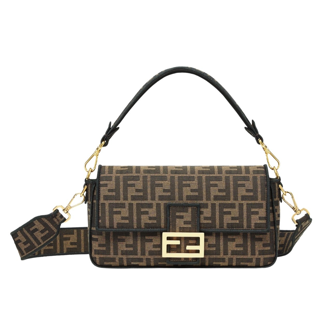 F**di Baguette Jacquard Ff Fabric Bag 26Cm 8Br600A6V5F17U4