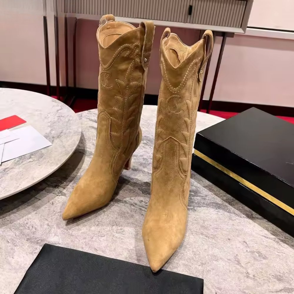 Chr1st1an Louboutin Santia Botta 85 Boots Lionne 3250414F486