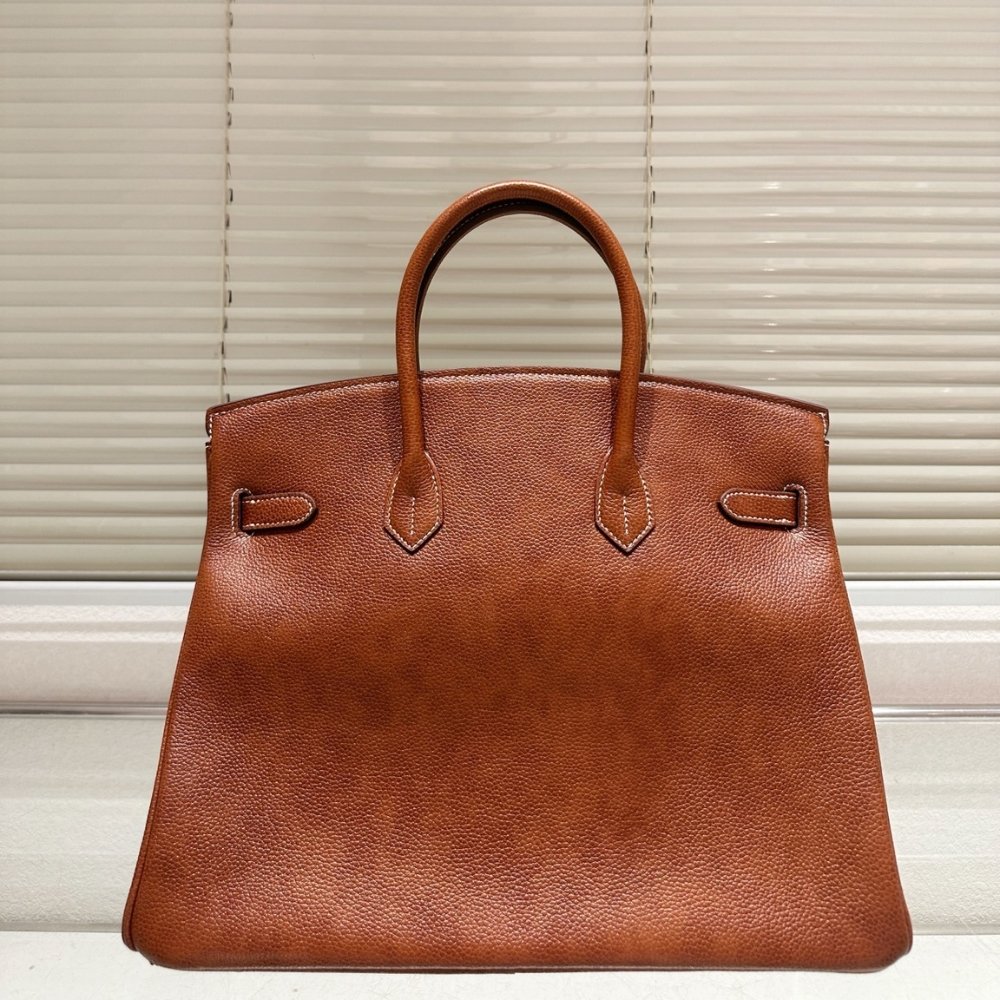 H**me5 Birkin 35 Barenia Faubourg Fauve Gold Hardware Brown 35Cm