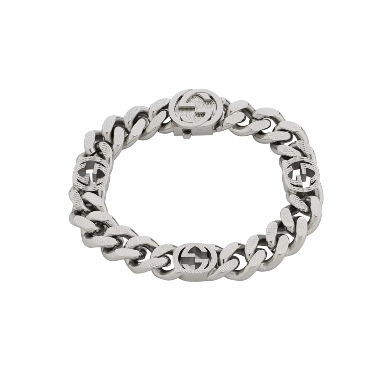 Gvc*1 Interlocking Bracelet Silver 675758 I4601 0926