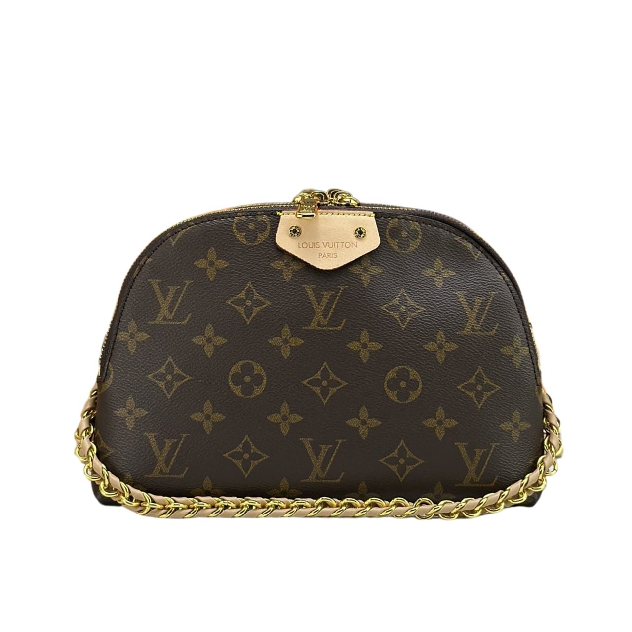 L0vis Vvtt0n Be Alma Monogram Canvas Beige Tag 22Cm