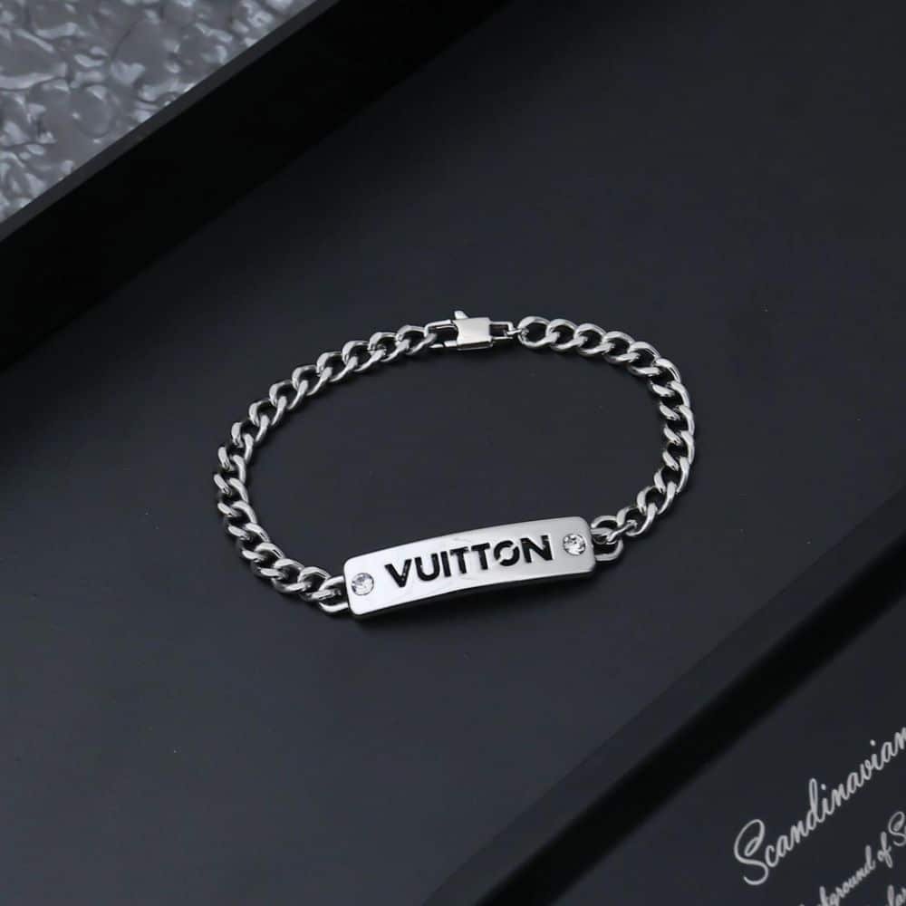 L0vis Vvtt0n Lv Id Bracelet Silver M0994L